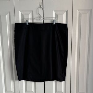 Lane Bryant Elegant Black Pencil Skirt